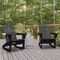Flash Furniture Black Adirondack Rocking Chairs with Cupholder, 2PK 2-LE-HMP-1045-31-BK-GG - alternate 3